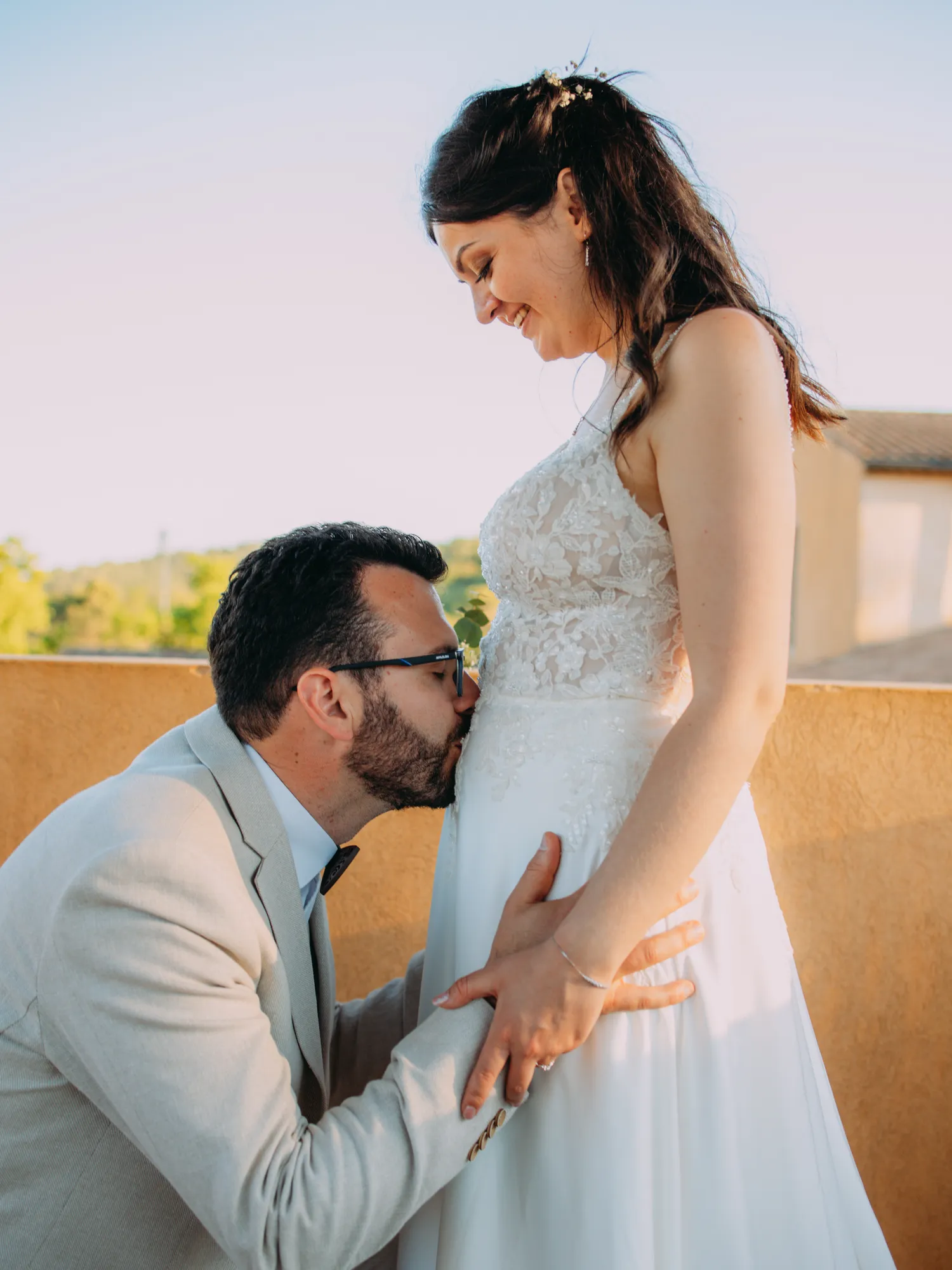 Mariage à l'heure dorée dans le Var